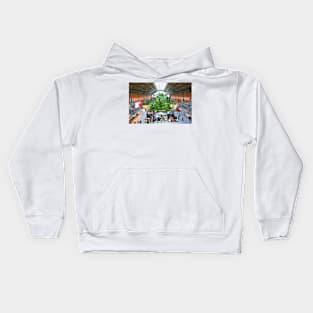 Atocha. Railway station. Madrid Kids Hoodie